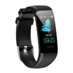 LEMONDA C20 1.14-inch Color Screen with Movement Step Counter Sport Smart Wristband – Black