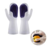 Reusable Silicone Gloves Heat Resistant for Cleaning Dish Washing Washing the Car – Purple