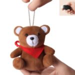 Teddy Bear Toy Girls Women Self-defense Alarm Pendant Plush Doll