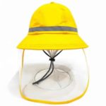 Kids Anti Droplet Spittle Bucket Caps Mask Fisherman’s Hat Protective Cap