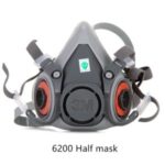 6200 Facial Gas Mask Paint Mask Chemical Spray Reusable Respirator Industrial Protection Filter Mask – 6200 Half Mask//M