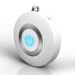 Portable Mini Air Purifier Necklace Wearable Air Freshener Negative Anion – White
