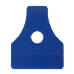 Blue Plastic Scraper Blades Sticker Clean Glue Remove Tint Tool