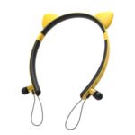 MW-29 Cute Cat Ear Shape Bluetooth Headsets Mobile Game Headphones – Gold