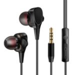 MW-509 In-ear Dual Motion Coil Wired Gaming Headsets – Black