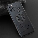 Wheel Gear Design Plastic Cell Phone Cover for iPhone 11 Pro Max 6.5 inch – Black