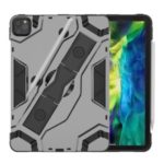 Shield Style Shockproof Strap Kickstand Tablet Hybrid Shell for iPad Pro 11-inch (2020) – Black