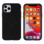 Hollow Mesh Heat Dissipation TPU Back Case for iPhone 11 Pro 5.8 inch – Black