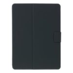 Tri-fold Stand Leather Tablet Protective Case with Pen Slot for Apple iPad 10.2 (2019) – Black