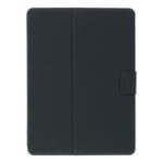 Tri-fold Stand Leather Tablet Protective Case with Pen Slot for Apple iPad 10.2 (2019) – Black