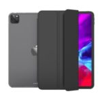 Tri-fold Stand Smart Wake/Sleep TPU Leather Tablet Case for iPad Pro 11-inch (2020) – Black