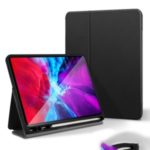 X-LEVEL Fib II Series Slim Smart Leather Stand Tablet Case for iPad Pro 12.9-inch (2018)/(2020) – Black