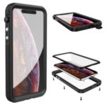 Seal Series Waterproof Case Phone Cover Shell for Apple iPhone 11 6.1 inch – Black
