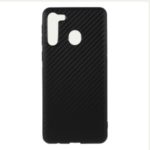 Carbon Fiber TPU Mobile Phone Case for Samsung Galaxy A21