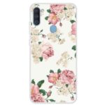 Pattern Printing TPU Phone Case for Samsung Galaxy A11 – Rose Flower