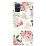 Pattern Printing Soft TPU Protective Case for Samsung Galaxy A51 – Flowers