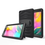 Rugged Impact Resistant Kickstand PC + Silicone Tablet Cover for Samsung Galaxy Tab A 8.0 Wi-Fi (2019) SM-T290 – Black