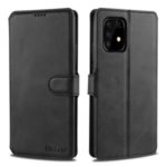 AZNS Wallet Leather Case Phone Cover for Samsung Galaxy A91/S10 Lite – Black