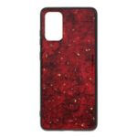 Epoxy Gold-stamping TPU Phone Cover for Samsung Galaxy S20 Plus – Red