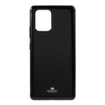 MERCURY GOOSPERY Flash Powder TPU Back Case Soft Cover for Samsung Galaxy A91/S10 Lite – Black
