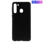 10PCS Matte TPU Cell Phone Case for Samsung Galaxy A21