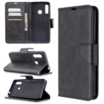 Wallet Stand PU Leather Phone Protection Case for Samsung Galaxy A70e – Black