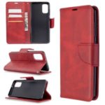 PU Leather Phone Wallet with Stand Phone Cover for Samsung Galaxy A41 (Global Version) – Red