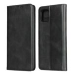 Auto-absorbed Leather Wallet Stand Phone Case for Samsung Galaxy A81 / Note 10 Lite – Black