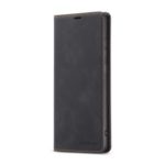 FORWENW Fantasy Series Silky Touch Leather Stand Case for Samsung Galaxy A81/Note 10 Lite – Black