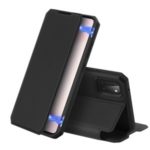 DUX DUCIS Skin X Auto-absorbed Leather Phone Cover Card Holder for Samsung Galaxy Note 10 Lite/A81 – Black