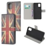 Pattern Printing Wallet Leather Stand Case for Samsung Galaxy A51 5G – Retro UK Flag