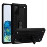 Air Outlet Clip Kickstand PC + TPU Hybrid Case for Samsung Galaxy S20 Plus – Black