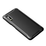 Drop Resistant Carbon Fiber TPU Case for Samsung Galaxy Xcover Pro – Black