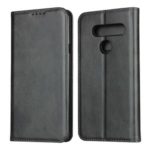 Auto-absorbed Leather Wallet Stand Phone Case for LG V40 ThinQ – Black
