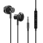 ME517 3.5mm In-ear Wired Metal Earphone with Mic for Mobile Phones and Tablets