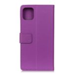 Phone Cover Wallet Leather Stand Case for Huawei P40 – Purple