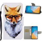 Pattern Printing Leather Wallet Stand Case for Huawei P40 Pro – Dog