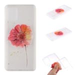 Clear Pattern Printing Soft TPU Back Case for Huawei P40 Pro – Red Flower