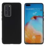 Frosted TPU Back Phone Shell for Huawei P40 Pro – Black