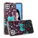 Marble Pattern IMD TPU Phone Case for Huawei P40 Lite / Nova 7i / Nova 6 SE – Heart