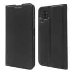 Magnetic Adsorption Stand Leather Card Holder Case for Huawei P40 lite/Nova 7i/nova 6 SE – Black