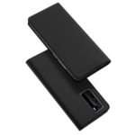 DUX DUCIS Skin Pro Series Flip Leather Cover Phone Casing for Huawei P40 Pro – Black