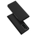 DUX DUCIS Skin Pro Series Card Slot Flip PU Leather Phone Cover for Huawei P40 – Black