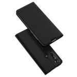 DUX DUCIS Skin Pro Series Leather Stand Case Protective Shell for Motorola Moto G8 – Black