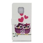 Pattern Printing Magnetic Leather Stand Cover for Xiaomi Redmi Note 9 Pro/Note 9 Pro Max – Sweet Owl Family