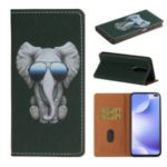 Pattern Printing Leather Flip Case with Card Slots for Xiaomi Redmi K30/Poco X2/Redmi K30 5G – Elephant