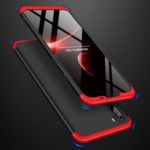 GKK Detachable 3-Piece Protective Matte PC Cover Shell for Xiaomi Redmi Note 8T – Black / Red