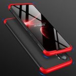 GKK Detachable 3-Piece Protective Matte PC Cover Case for Xiaomi Mi Note 10 – Black/Red