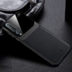 PU Leather + TPU + Acrylic Hybrid Phone Cover for Xiaomi Mi 10 – Black