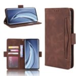 Special Wallet Leather with Multiple Card Slots Case for Xiaomi Mi 10/Mi 10 Pro 5G – Brown
